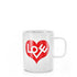 Caneca Coffee Mugs - Love Heart Crimson